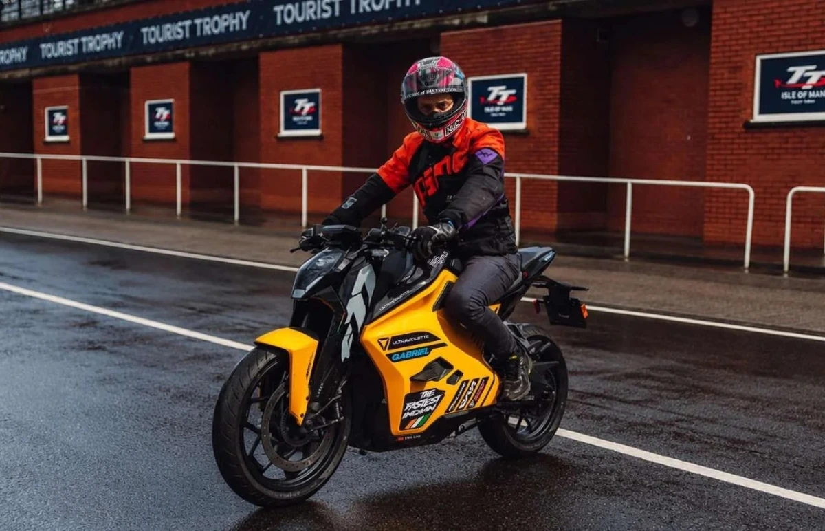 Ultraviolette F77 Completes Isle of Man TT Circuit